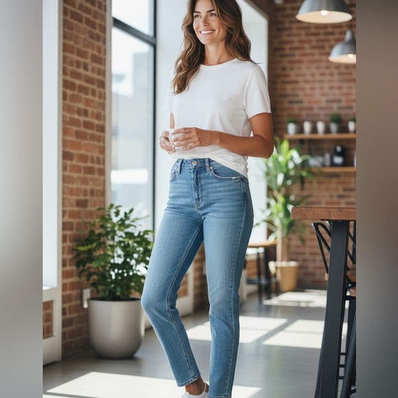 Celebrity Pink Light Blue Skinny Jeans - Picture 8 of 9